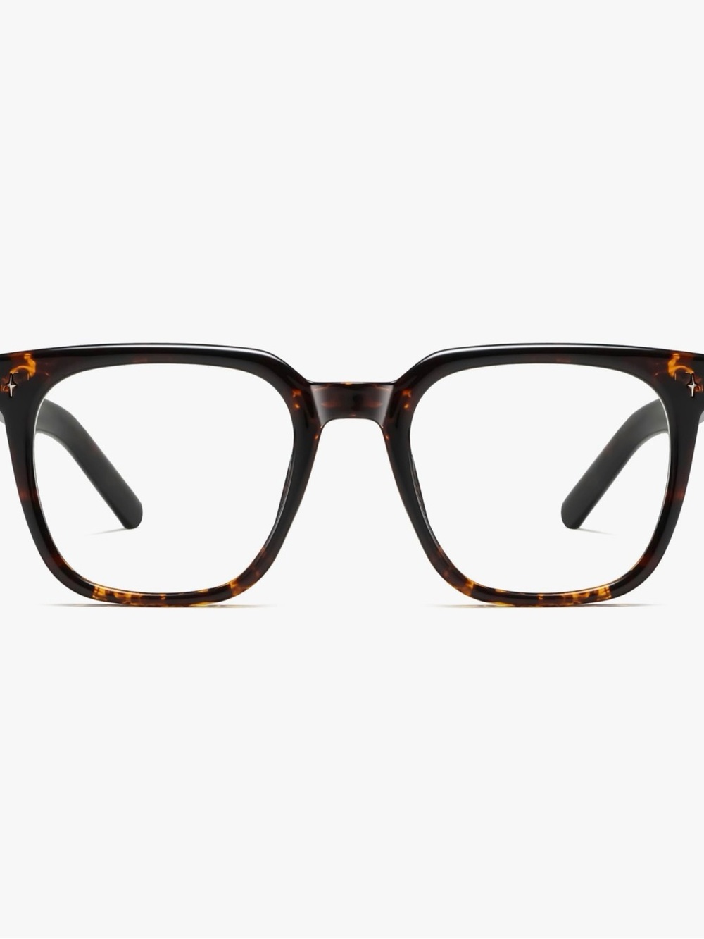 Blue light Tortoiseshell Square Frame Glasses